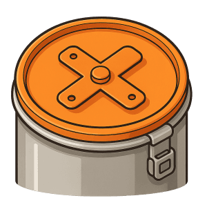 پلمپ صلیبی درب بشکه شماتیک