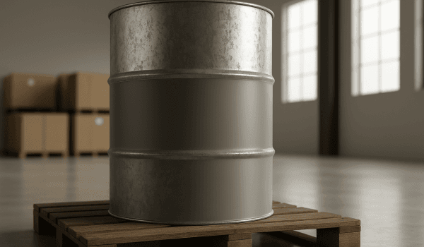 بشکه فلزی با پلمپ