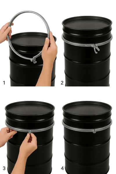 آموزش بستن رینگ بشکه